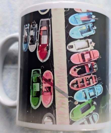 Barcas en el Barrio pesquero